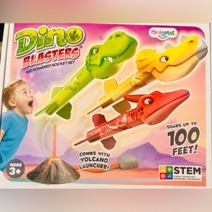 Dino Blasters Rocket Set with Volcano Launcher- NWT- Never Been Opened
